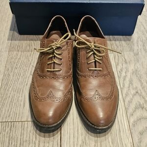 Cole Haan Brown Oxford Leather Shoes 6.5 Size